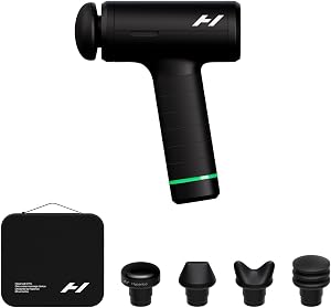 Hyperice Hypervolt 3 Pro – Professional Percussion Massage Gun with QuietGlide Technology | 6 Speeds, Pressure Sensor, Heated Head & 5 Attachments | Deep Tissue Muscle Relief and Recovery
