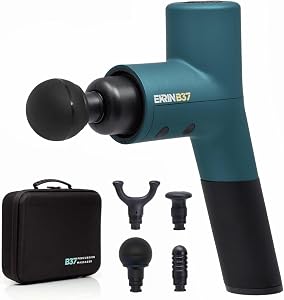 B37v2 Massage Gun - Deep Tissue Massage with High-Powered Brushless Motor - Ergonomic Back