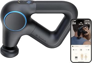Theragun Prime Plus by Therabody | Heated Massage Gun for Faster Recovery | Deep Muscle Re