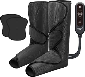 FIT KING Leg Massager for Circulation and Pain Relief, Air Compression Leg and Foot Massag