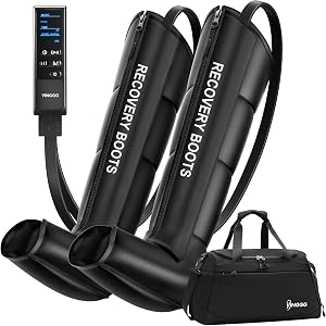 YINGGG Air Leg Massager with Compression: Professional Full Compression Boots with Adjusta